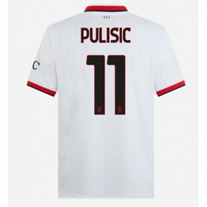 Billiga AC Milan Christian Pulisic #11 Bortatröja 2024-25 Kortärmad